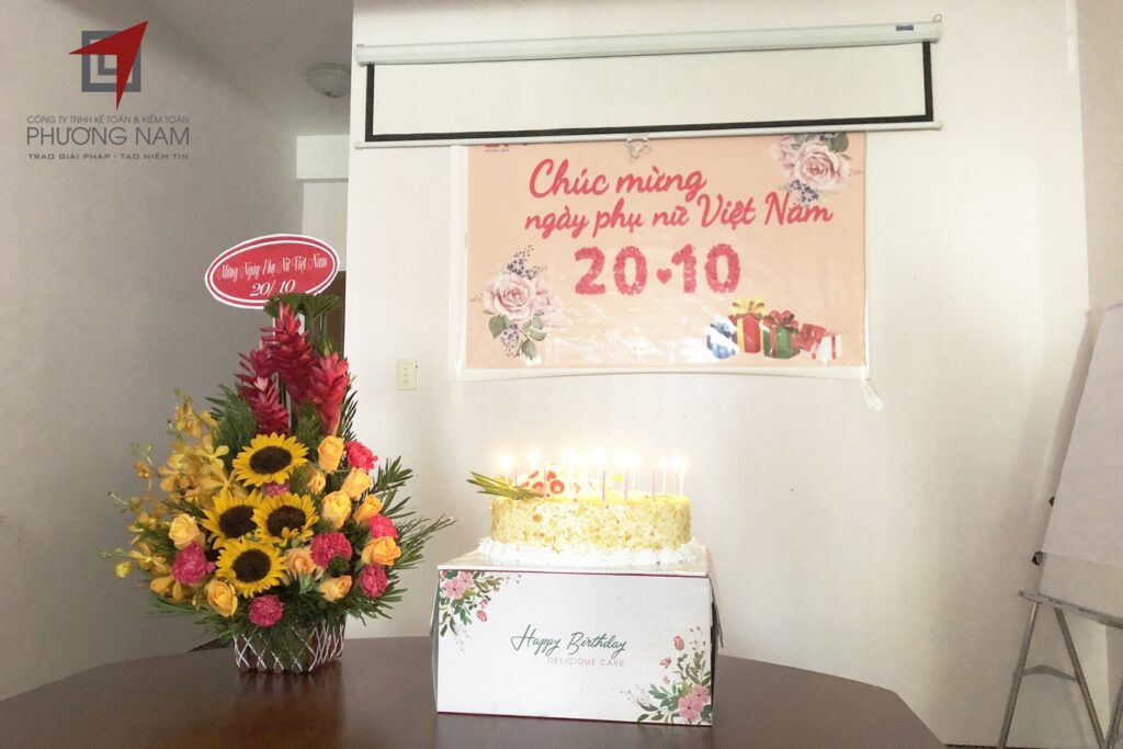 Khu vực tổ chức kỷ niệm phụ nữ Việt Nam 20/10