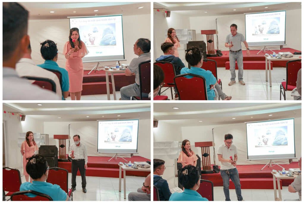 Chuyên đề "tư duy tích cực để thành công" được cô dạy sâu sắc