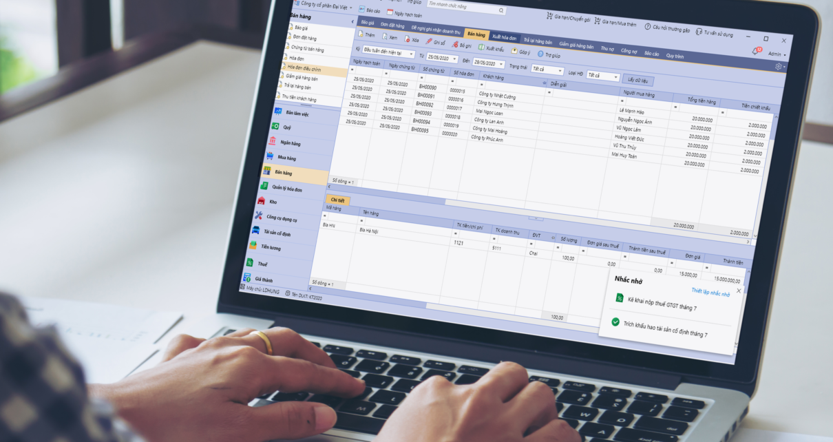 Phần mềm kế toán giúp dễ dàng trong công tác quản lý doanh nghiệp 
